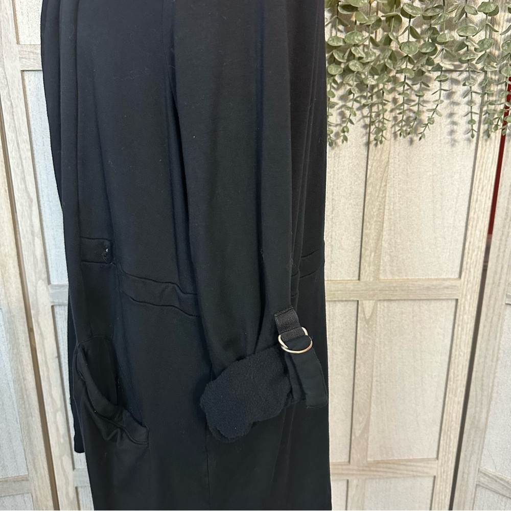3/$22🩶 Flawed TORRID Black Open Front Long Sleeve Cardigan Sweater Plus Size 1X - Picture 4 of 13